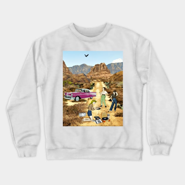 A Break in Mojave Crewneck Sweatshirt by PrivateVices